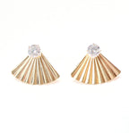 Gold Filled Ear_jacket_ with 6 mm Swarovski stud 