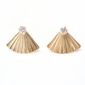 Gold Filled Ear_jacket_ with Swarovski stud 