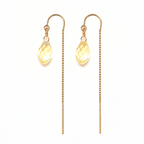 Swarovski Crystal Droplet Threader Earrings