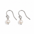 Single Pearl Earrings