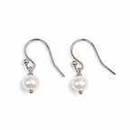 Single Pearl Earrings