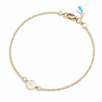 Opal Bracelet with Swarovski Clasp