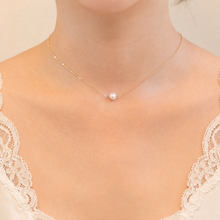 Load image into Gallery viewer, Pearl chocker gold filled
