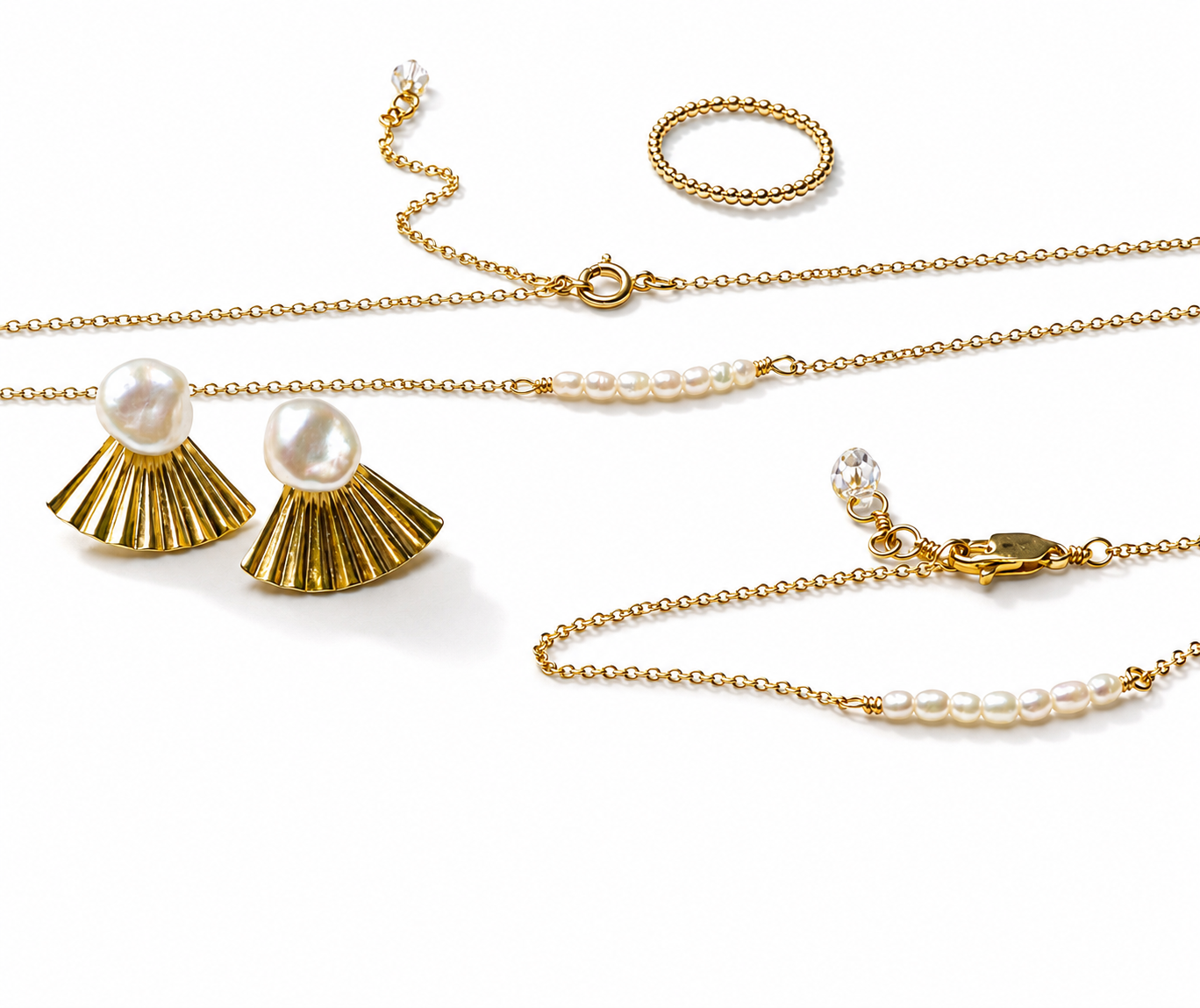 Rice Pearls Necklace