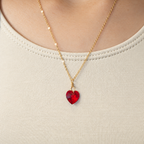 Red_heart_Swarovski_necklace_gold_filled 1