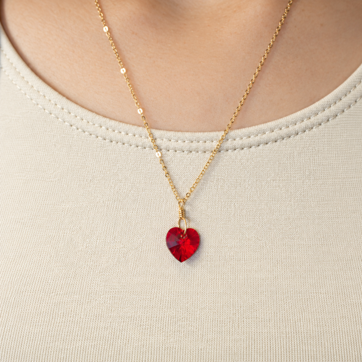 Red_heart_Swarovski_necklace_gold_filled 1