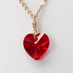 Red swarovski heart