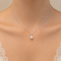 Round pearl gold filled chocker necklace
