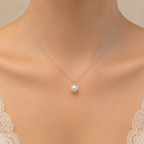 Round pearl gold filled chocker necklace