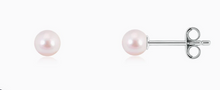 Load image into Gallery viewer, Genuine pearl stud earrings
