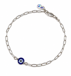 Evil Eye Bracelet w Swarovski Clasp