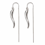 Silver threader Italian horn