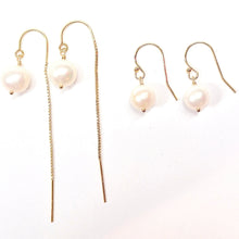Load image into Gallery viewer, Single Pearl earrings
