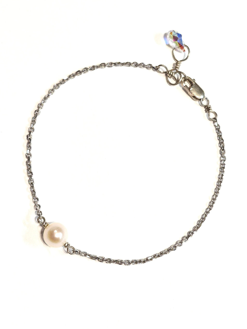 Single_pearl_bracelet-Silver
