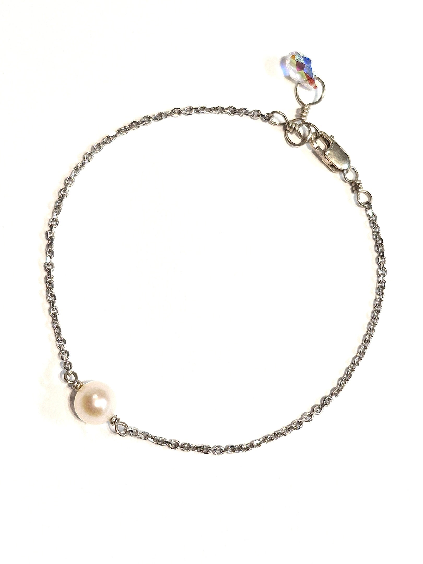 Single_pearl_bracelet-Silver