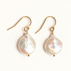 Coin Pearl Earrings