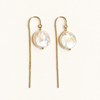 Coin Pearl Earrings