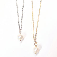 Load image into Gallery viewer, gold and silver_pearl_drop

