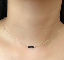 Load image into Gallery viewer, Onyx choker necklace

