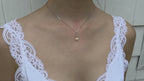 Swarovski Crystal Droplet Necklace with Swarovski Clasp