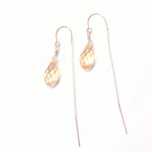 Load image into Gallery viewer, Swarovski Crystal droplet earrings
