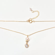 Load image into Gallery viewer, The Princess Rhinestone drop necklace
