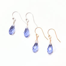Load image into Gallery viewer, Swarovski Crystal droplet earrings
