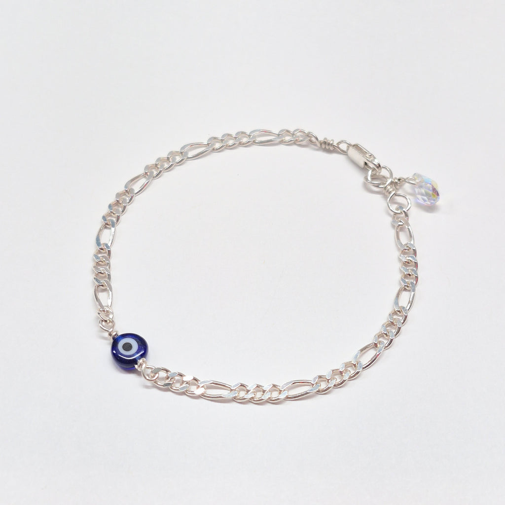 Evil Eye Bracelet w Swarovski Clasp