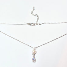 Load image into Gallery viewer, The Princess Rhinestone drop necklace
