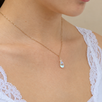 Swarovski Crystal Droplet Necklace with Swarovski Clasp