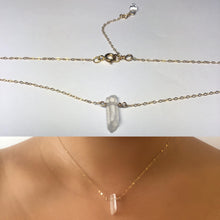 Load image into Gallery viewer, Small Quartz Point necklace
