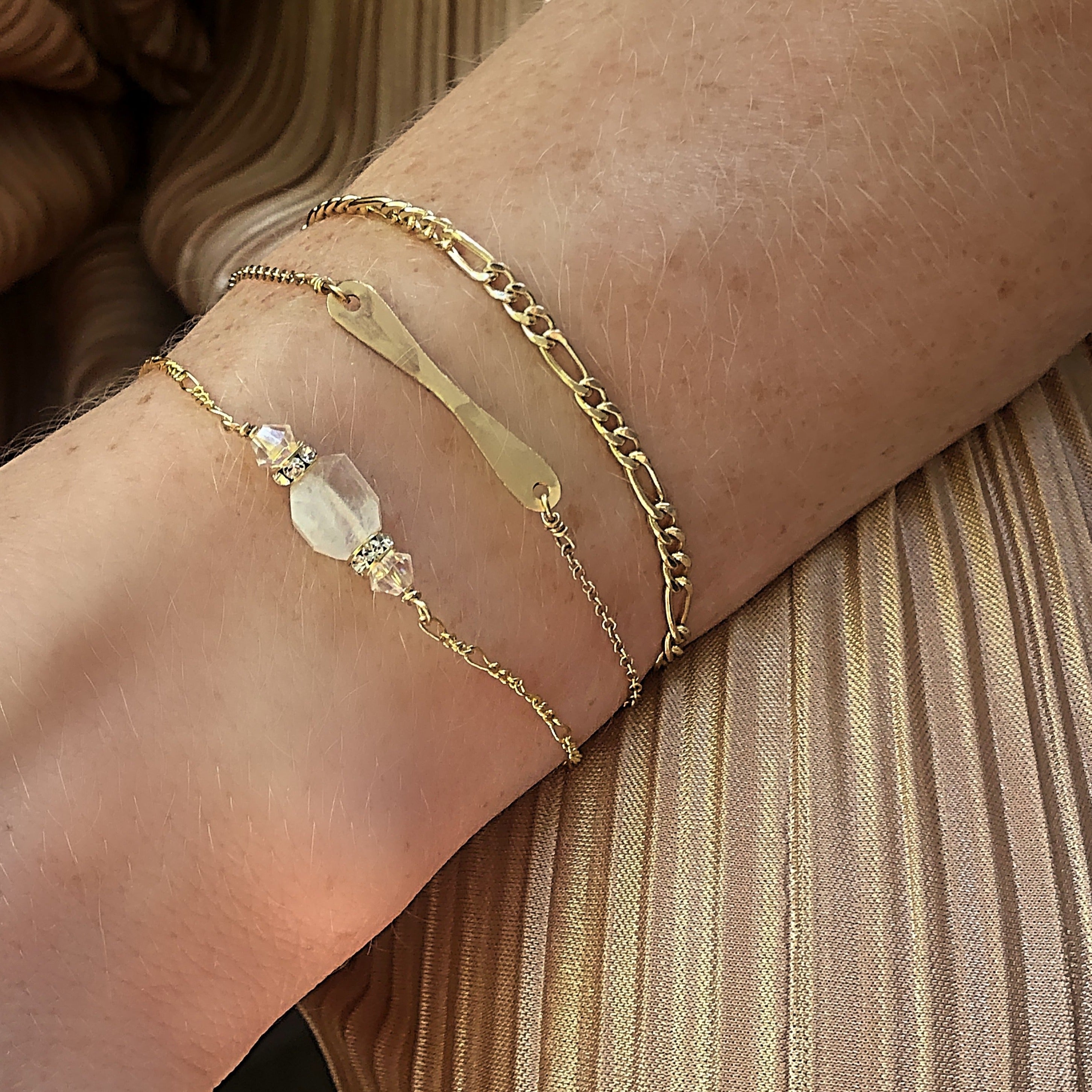 Figaro Chain Bracelet / Anklet