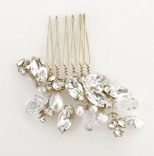 Load image into Gallery viewer, The Kristen Bridal hair comb
