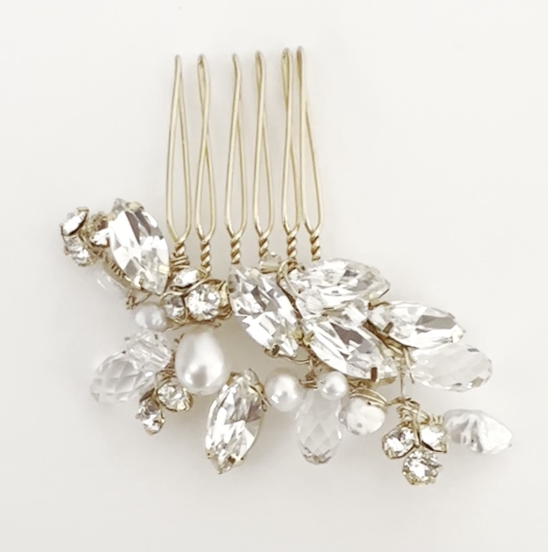 The Kristen Bridal hair comb