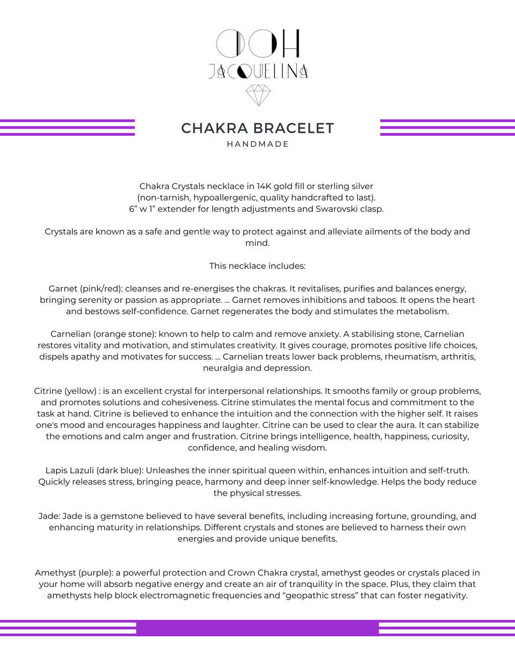Chakra Stones Rainbow Bracelet