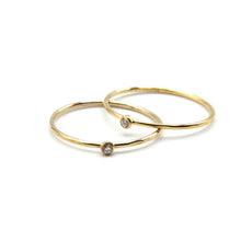 Load image into Gallery viewer, Tiny Swarovski Rhinestone CZ Diamond Ring
