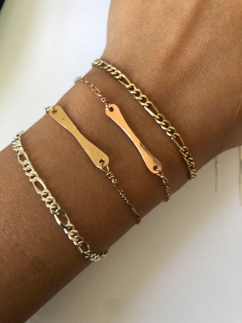 Figaro Chain Bracelet / Anklet