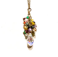 Festival Swarovski Crystal droplet necklace
