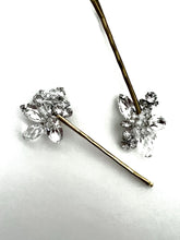 Load image into Gallery viewer, Starburst hair pin, Rhinestone Diamond hair pin
