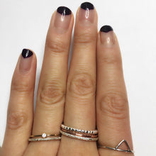 Load image into Gallery viewer, Tiny Swarovski Rhinestone CZ Diamond Ring
