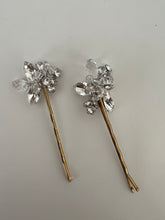 Load image into Gallery viewer, Starburst hair pin, Rhinestone Diamond hair pin
