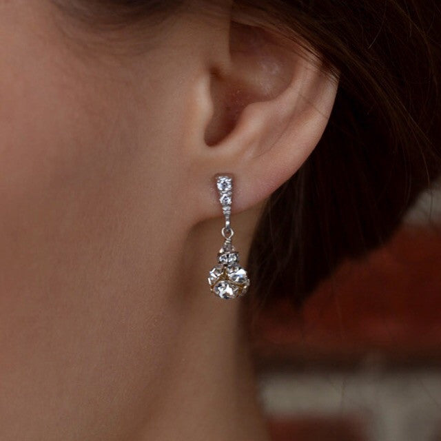 Swarovski Crystal Ball earrings