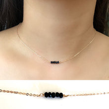 Load image into Gallery viewer, Onyx choker necklace
