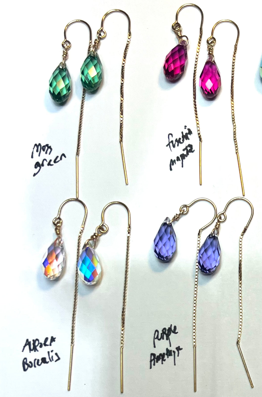 Swarovski Crystal droplet necklace