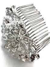 Load image into Gallery viewer, The Mishka Diamond Bridal hair comb and headpiece
