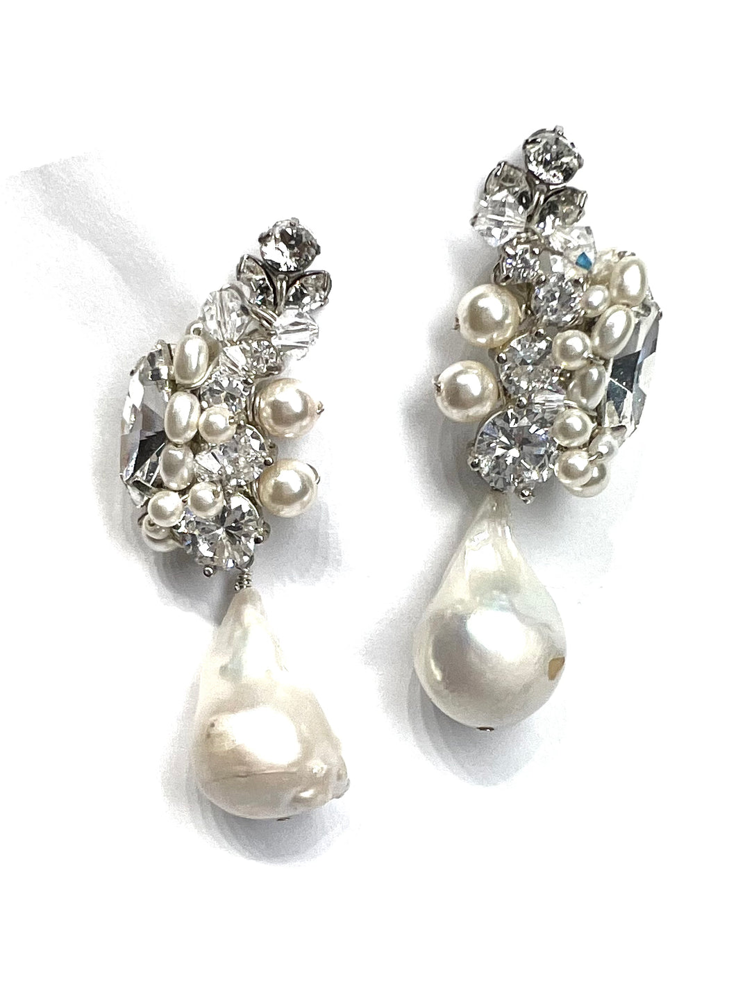 Baroque Pearl Statement Drop earrings