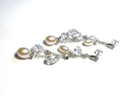 Lana chandelier trio earrings(crystal, rhinestone & pearl)