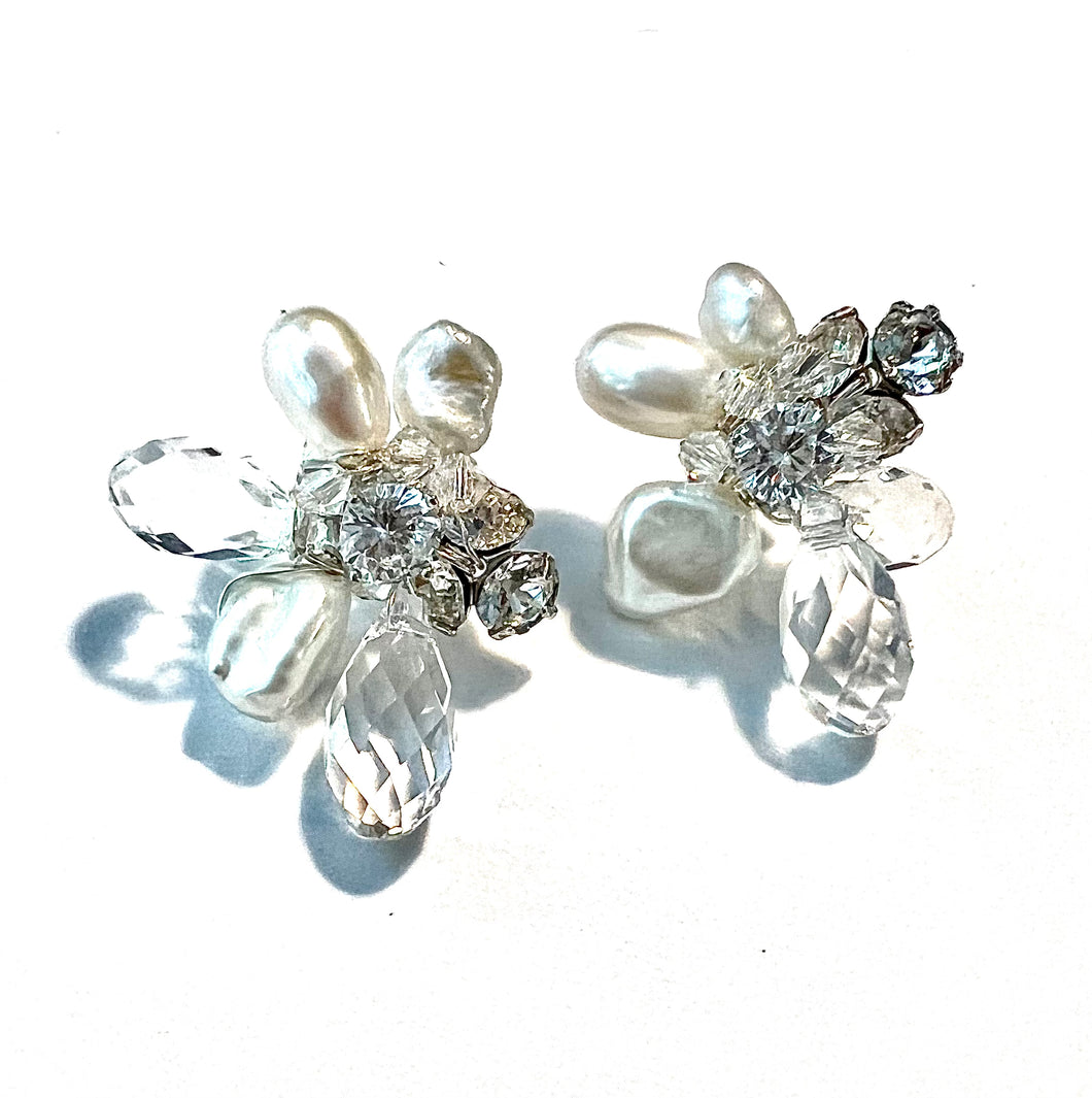 Swarovski Flower earrings