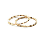 Studded and Beaded Stacking Ring