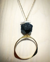 Load image into Gallery viewer, Circle of Life Black Tourmaline necklace
